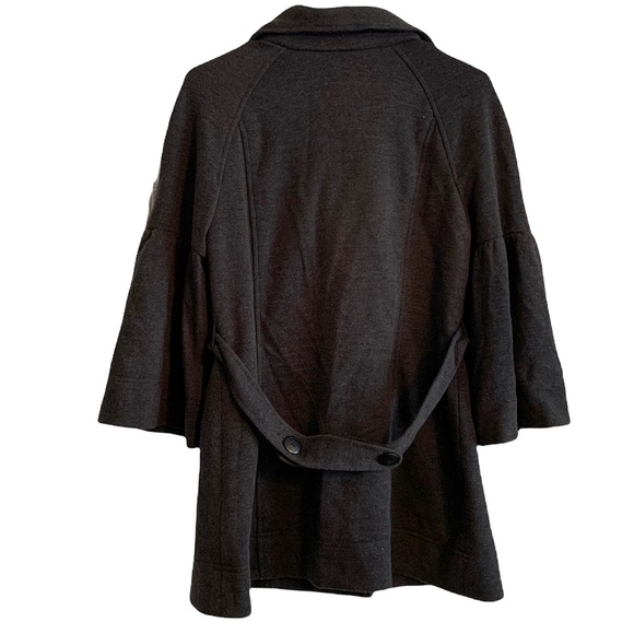 INC International Concepts Women’s Dark Gray Pea Coat Jacket Size Large - Picture 3 of 17